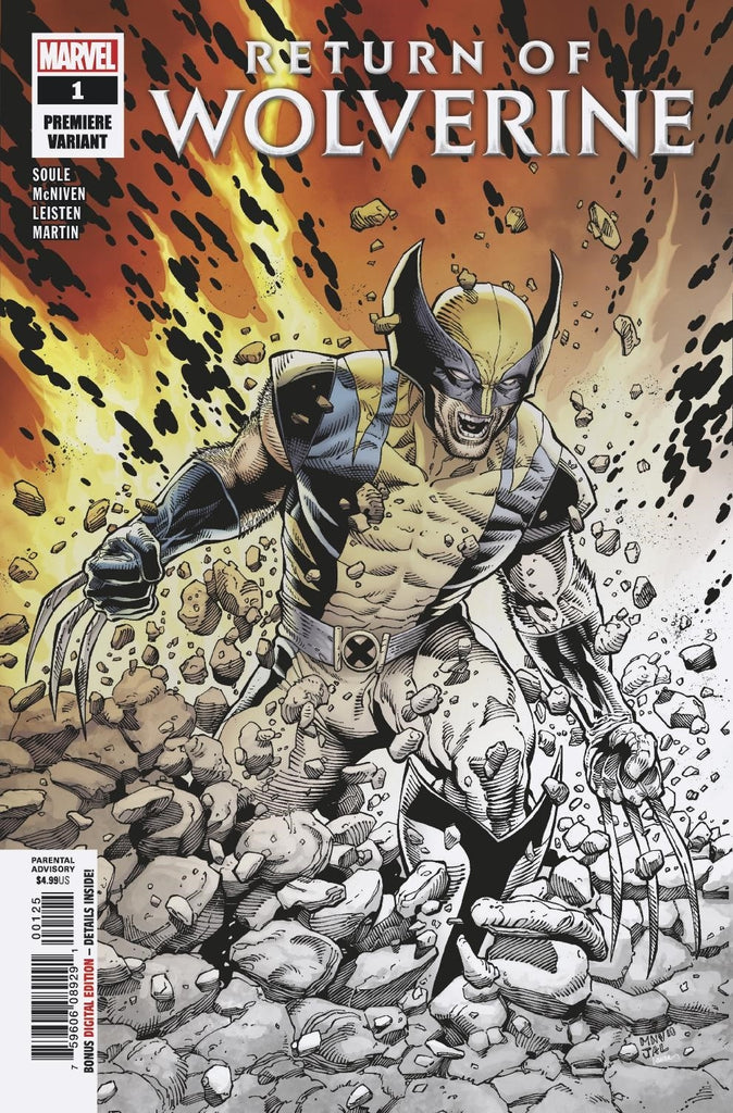 RETURN OF WOLVERINE #1 MCNIVEN PREMIERE VAR