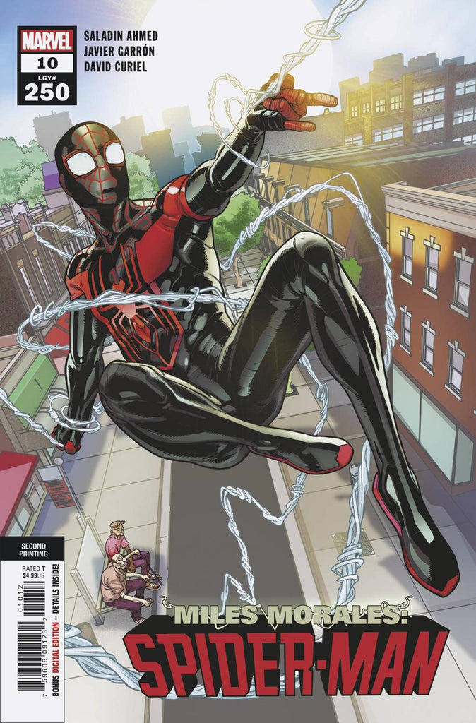 MILES MORALES SPIDER-MAN #10 2ND PRINT GARRON VAR