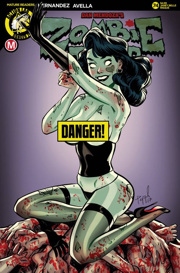 ZOMBIE TRAMP ONGOING #74 CVR E & CVR F TARUSCOV RISQUE VARIANT SET