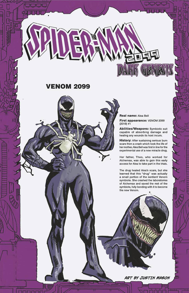 SPIDER-MAN 2099 DARK GENESIS #5 1:25 MASON HA