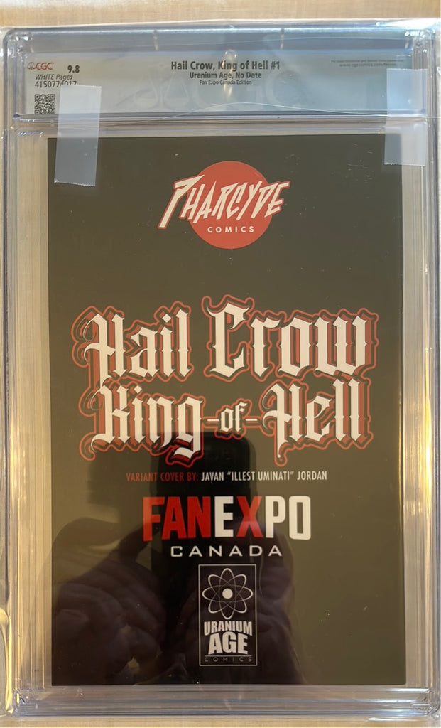 Hail Crow, King of Hell #1 Drake Homage Javan Jordan CGC 9.8 Fan Expo Canada