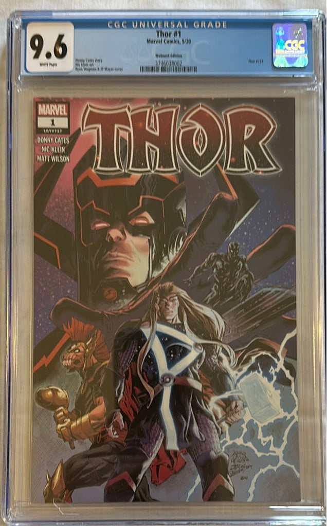 THOR #1 Walmart Variant (2021) CGC Graded 9.6 White Pages